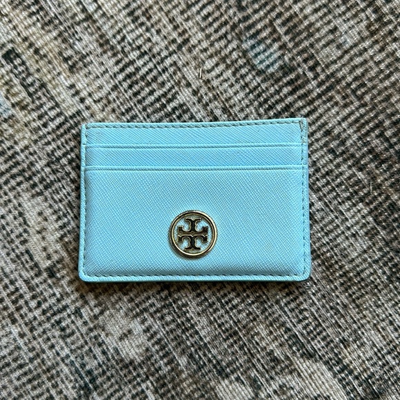 Tory Burch Handbags - Tory Burch Kira Baby Blue Cardholder